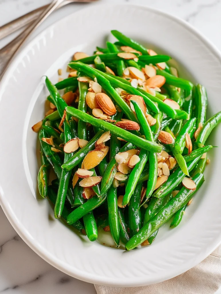 Classic Green Beans Almondine