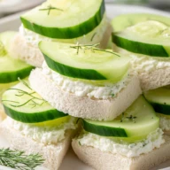 Cucumber Bites with Cream Cheese Filling