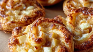Delicious Apple & Cheese Danishes