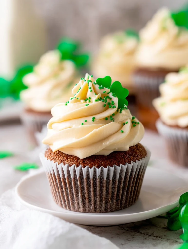 Easy Irish Cupcakes