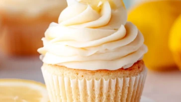 Lemon Cupcakes with Lemon Buttercream
