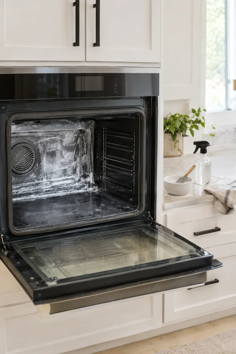 How to Clean an Oven Naturally With Baking Soda and Vinegar