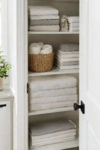 How to Fold and Store Linens: Fitted Sheets, Towels and a Neat Linen Closet