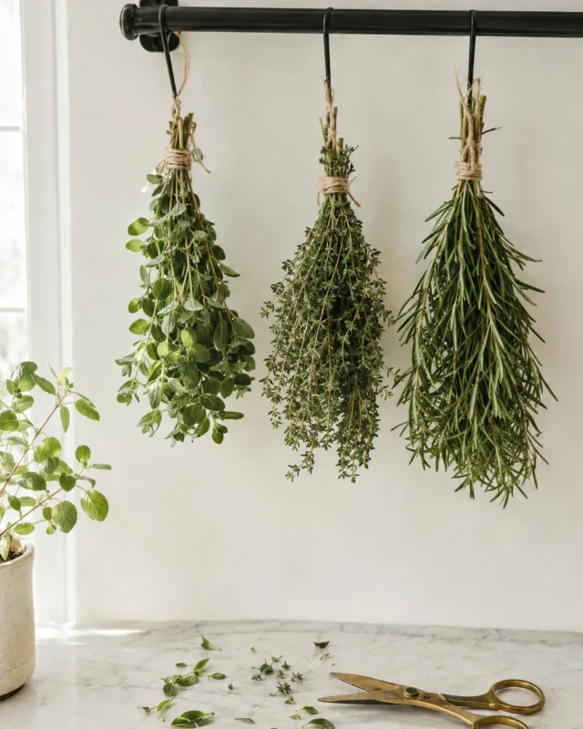 How to Harvest and Dry Herbs So They Keep Their Flavor