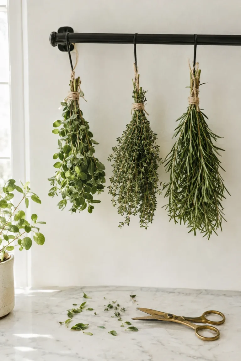 How to Harvest and Dry Herbs So They Keep Their Flavor