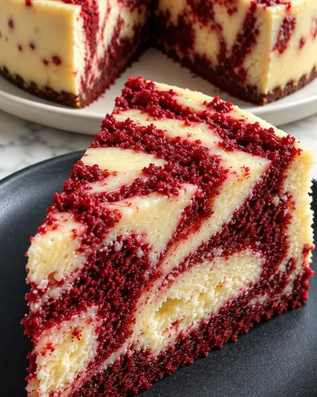 Red Velvet Cheesecake Swirl Cake