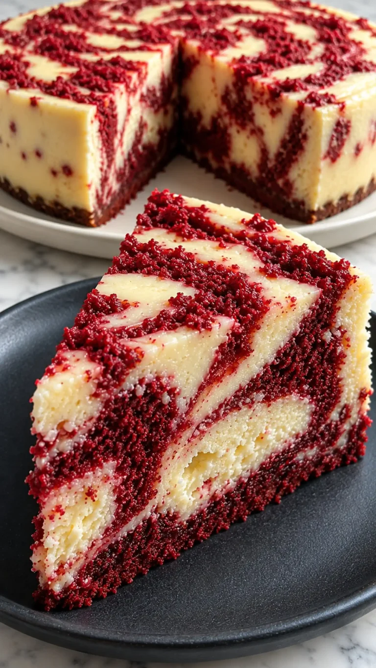 Red Velvet Cheesecake Swirl Cake
