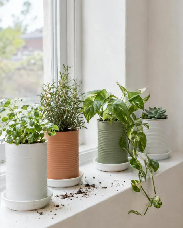 Tin Can Planters: How to Turn Old Cans Into Pretty Pots
